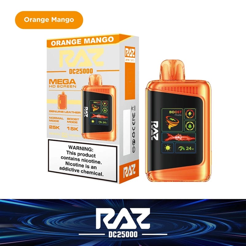 RAZ Disposable Vape Orange Mango (Fall Edition) RAZ DC25000 Disposable Vape (5%, 25000 Puffs)