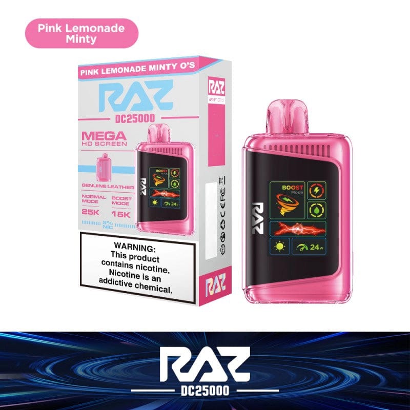 RAZ Disposable Vape Pink Lemonade Minty O's (Fall Edition) RAZ DC25000 Disposable Vape (5%, 25000 Puffs)