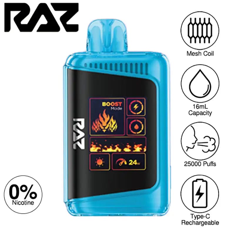 RAZ Disposable Vape RAZ DC25000 Zero Nicotine Disposable Vape (0%, 25000 Puffs)