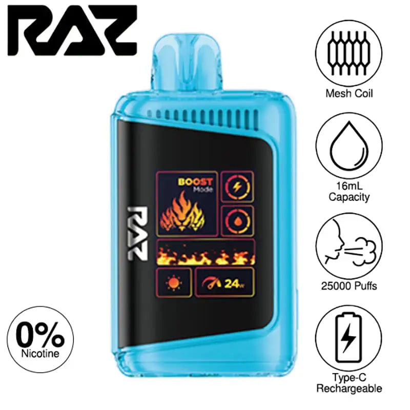 RAZ Disposable Vape RAZ DC25000 Zero Nicotine Disposable Vape (0%, 25000 Puffs)