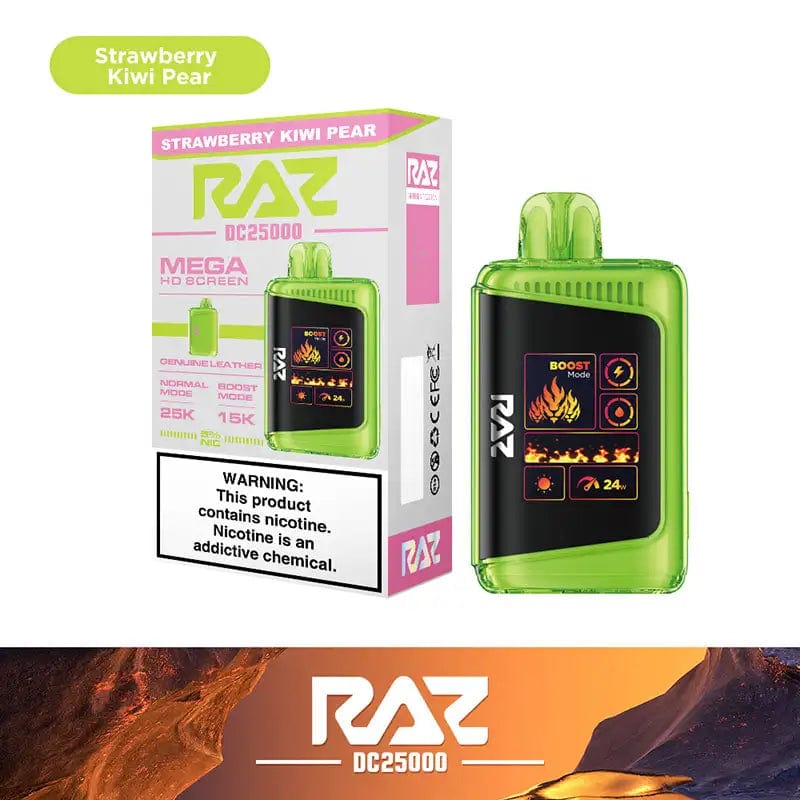 RAZ Disposable Vape Strawberry Kiwi Pear RAZ DC25000 Disposable Vape (5%, 25000 Puffs)