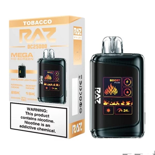 RAZ Disposable Vape Tobacco RAZ DC25000 Disposable Vape (5%, 25000 Puffs)