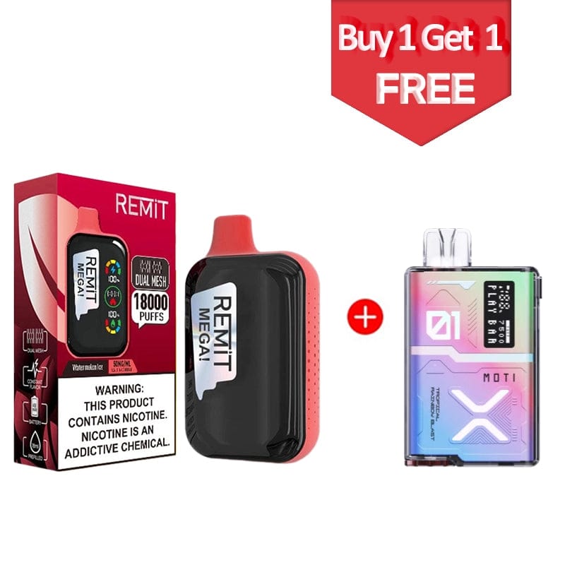 Remit Disposable Vape Remit Mega 18000 Disposable Vape (0% & 5%, 18000 Puffs)