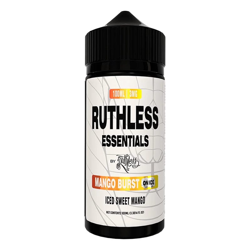 Ruthless Juice 3mg Ruthless Essentials Nicotine Alternative Mango Burst on Ice 100ml