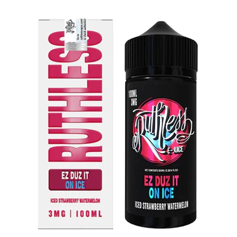 Ruthless Juice 3mg Ruthless Nicotine Alternative Ez Duz It On Ice 100ml