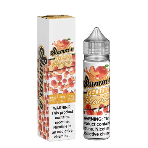 Slammin 3MG 🎁 Slammin Yellow Peach 60ml Vape Juice (100% off)