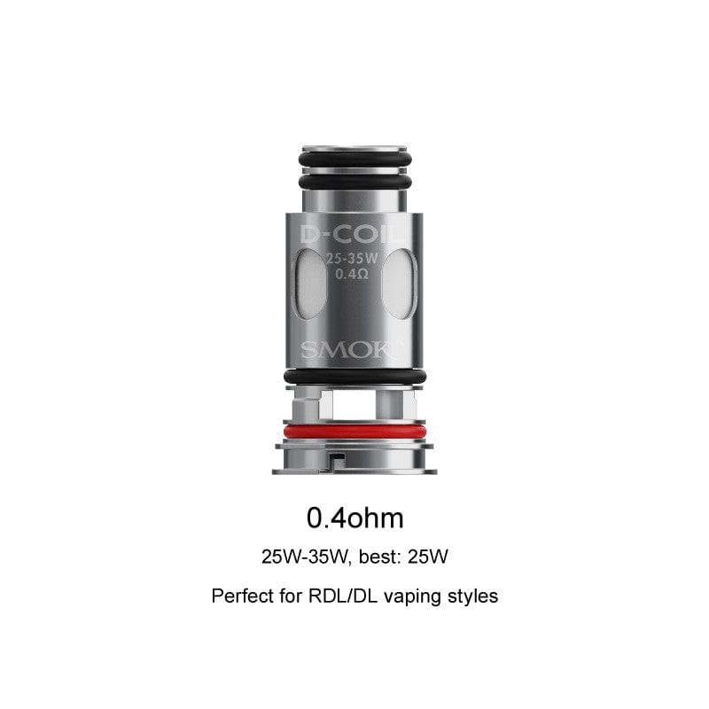 SMOK Coils 0.4ohm SMOK D-coil Meshed Coil (Pack of 5)