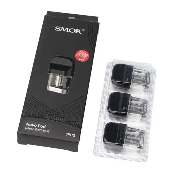 SMOK Pods 0.8ohm Mesh Coil SMOK Novo 2 Replacement Pods (Pack of 3)