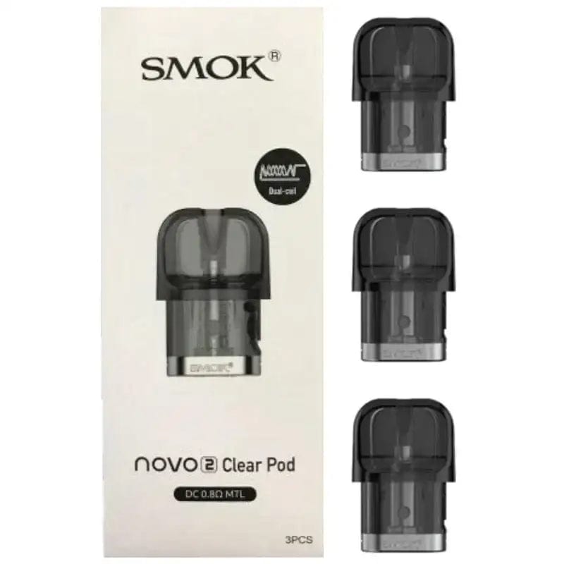 SMOK Pods DC 0.8ohm MTL SMOK Novo 2 Replacement Pods (Pack of 3)