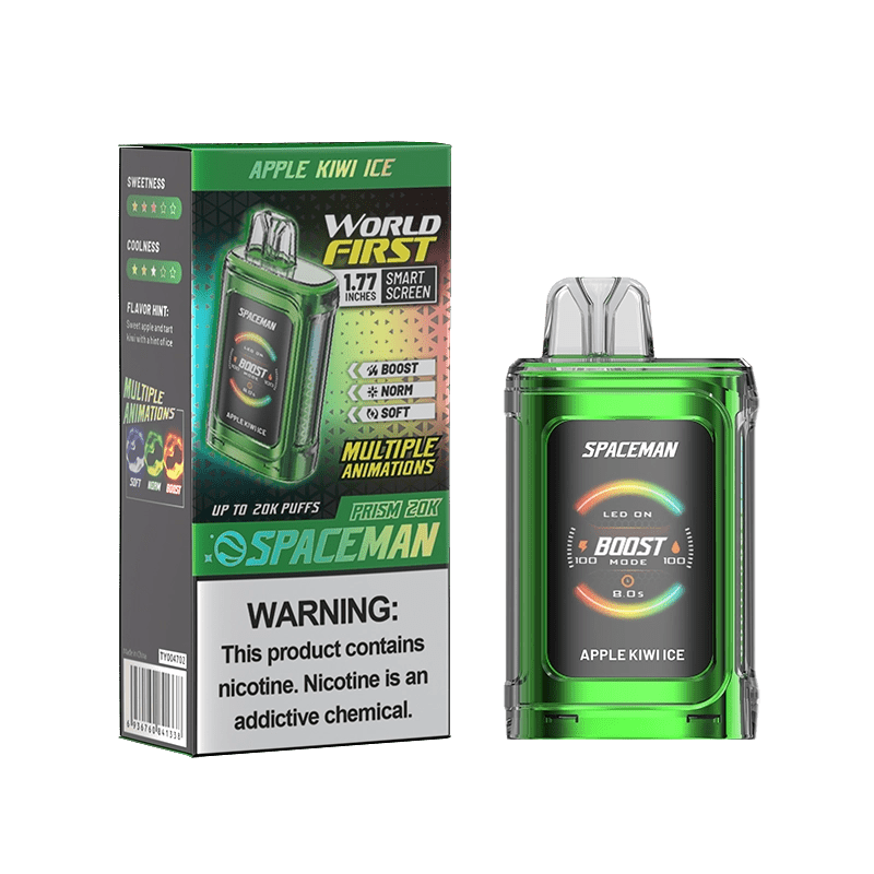 SMOK Spaceman Prism 20K Disposable Vape Apple Kiwi Ice Flavor