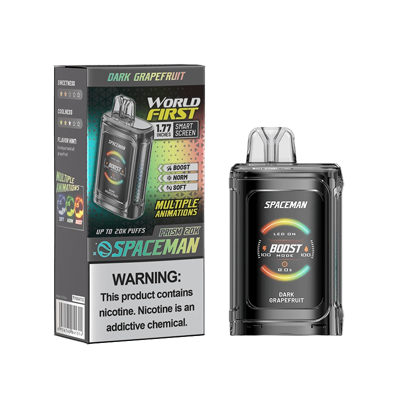 SMOK Spaceman Prism 20K Disposable Vape Dark Grapefruit Flavor