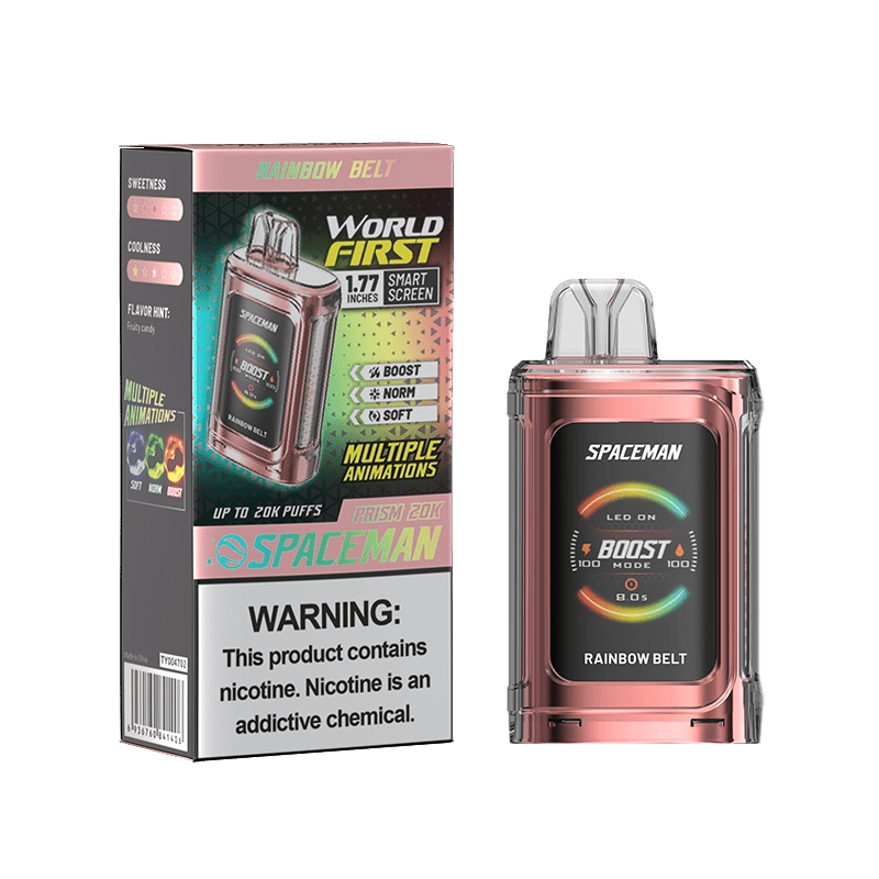 SMOK Spaceman Prism 20K Disposable Vape Rainbow Belt Flavor