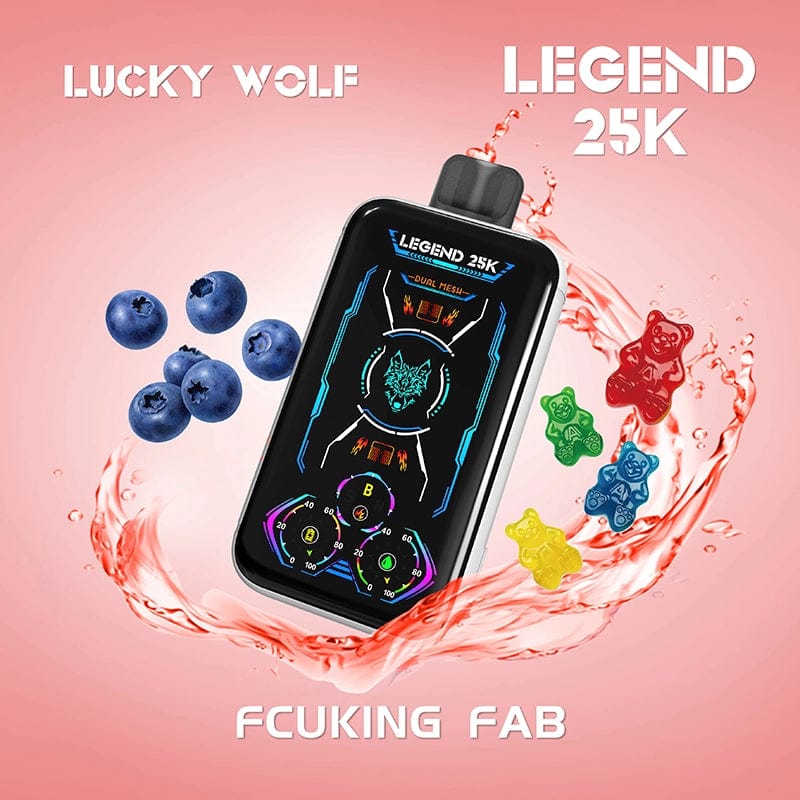 SnowWolf Disposable Vape SnowWolf Lucky Wolf Legend 25K Disposable Vape (5%, 25000 Puffs)