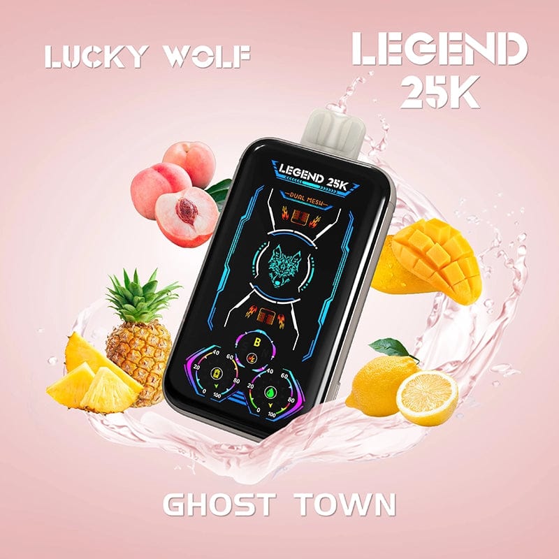 SnowWolf Disposable Vape Ghost Town SnowWolf Lucky Wolf Legend 25K Disposable Vape (5%, 25000 Puffs)