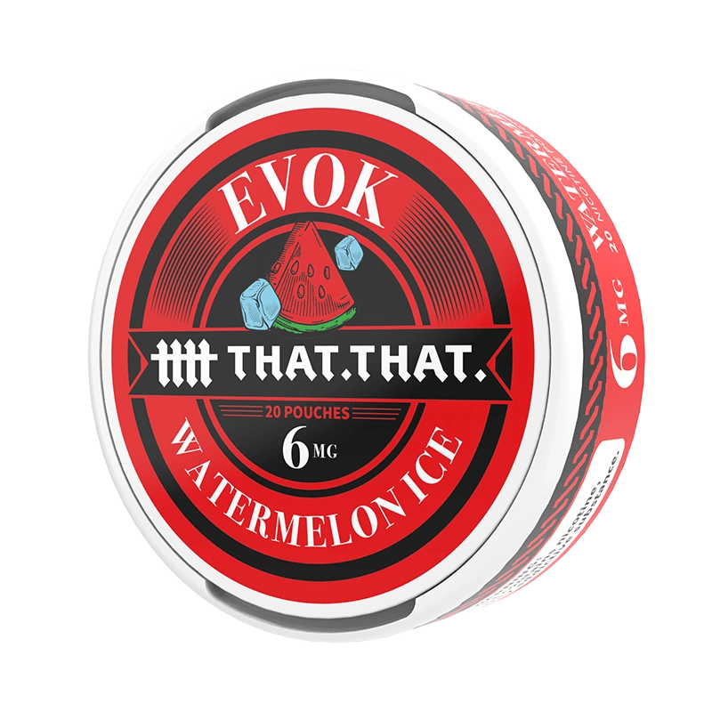 THATTHAT Cigarette Solutions Watermelon Ice 6mg THATTHAT Evok Nicotine Pouches