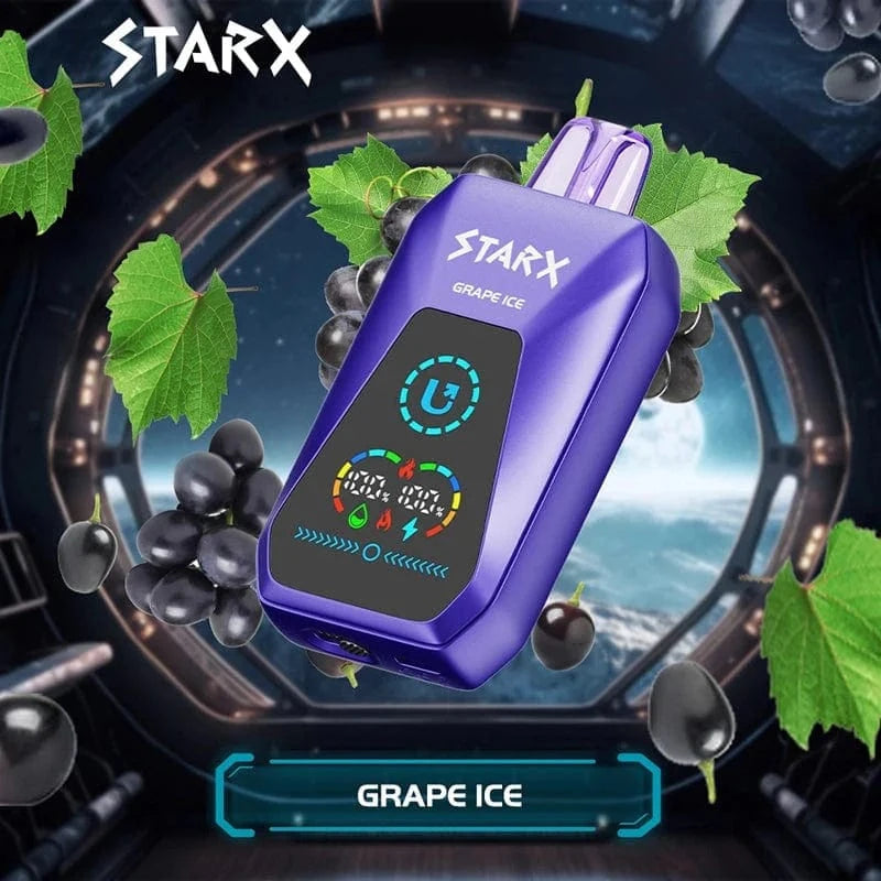 Upends Grape Ice 🎁 Upends STARX S20000 Disposable Vape (5%, 20000 Puffs) (50% off)