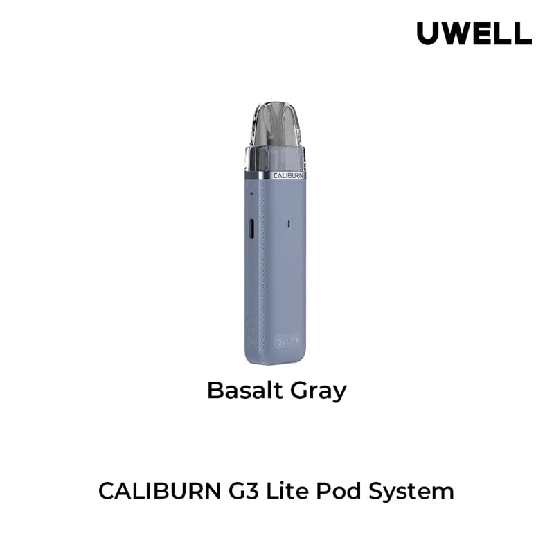 Uwell Pod System Basalt Gray Uwell Caliburn G3 Lite 25W Pod Kit