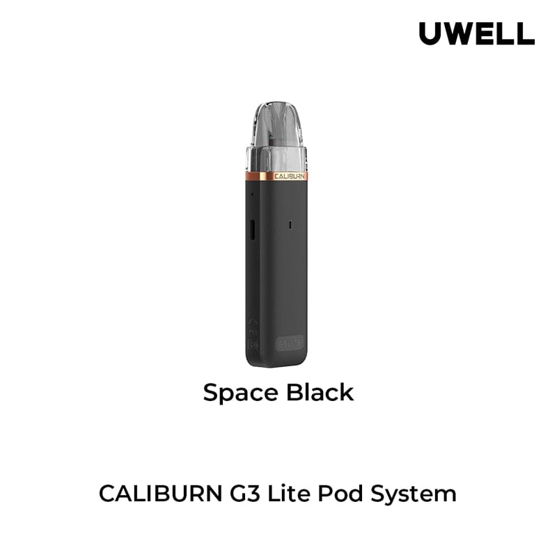 Uwell Pod System Space Black Uwell Caliburn G3 Lite 25W Pod Kit