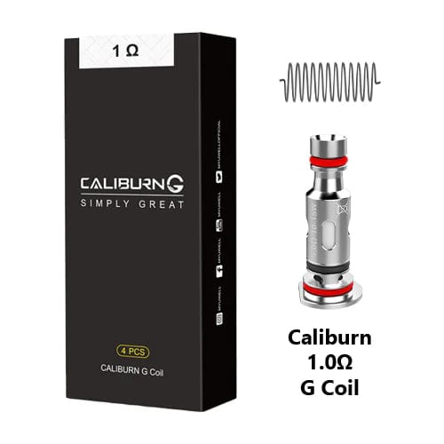 Uwell Coils 1.0ohm Uwell Caliburn X / G / G2 / GK2 / KOKO Prime Coils (4pcs)