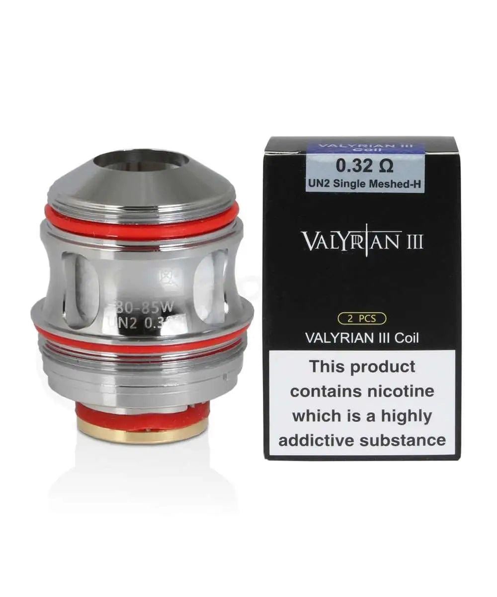 Uwell Coils UN2 Single Mesh Coil 0.32ohm Uwell Valyrian 2 Coils (Pack Of 2)