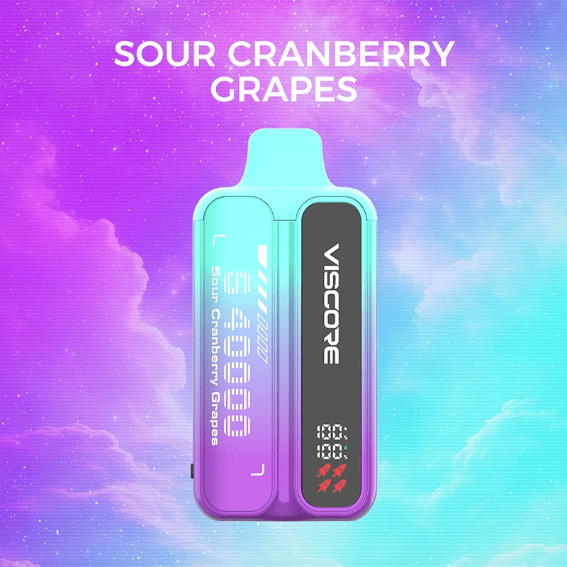 Uwell Disposable Vape Sour Cranberry Grapes Uwell Viscore S40000 Disposable Vape (5%, 40000 Puffs)