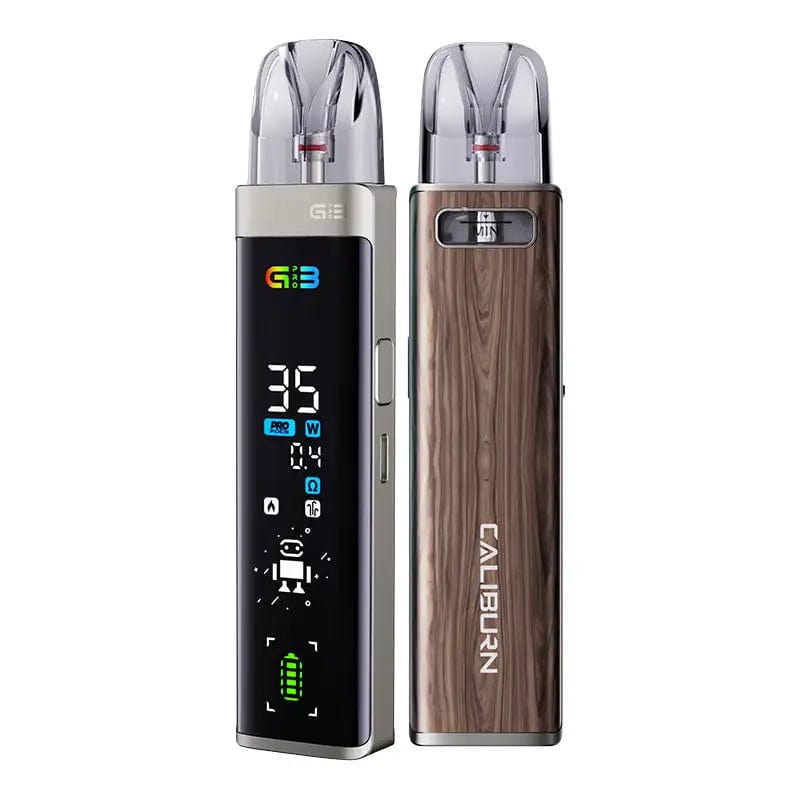 Uwell Pod System Brown Wood Uwell Caliburn G3 Pro 35W Pod Kit