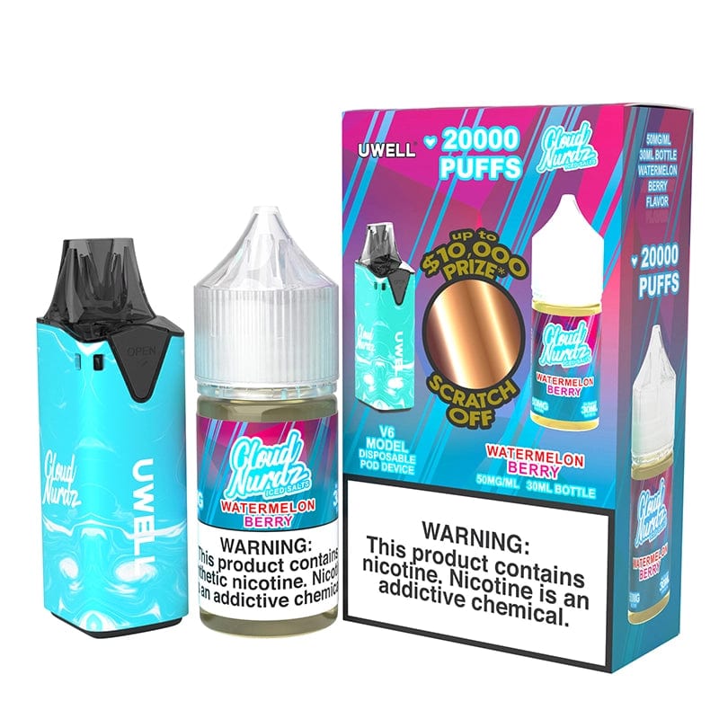 Uwell Uwell V6 x Cloud Nurdz Salt - E-liquid + Device Bundle