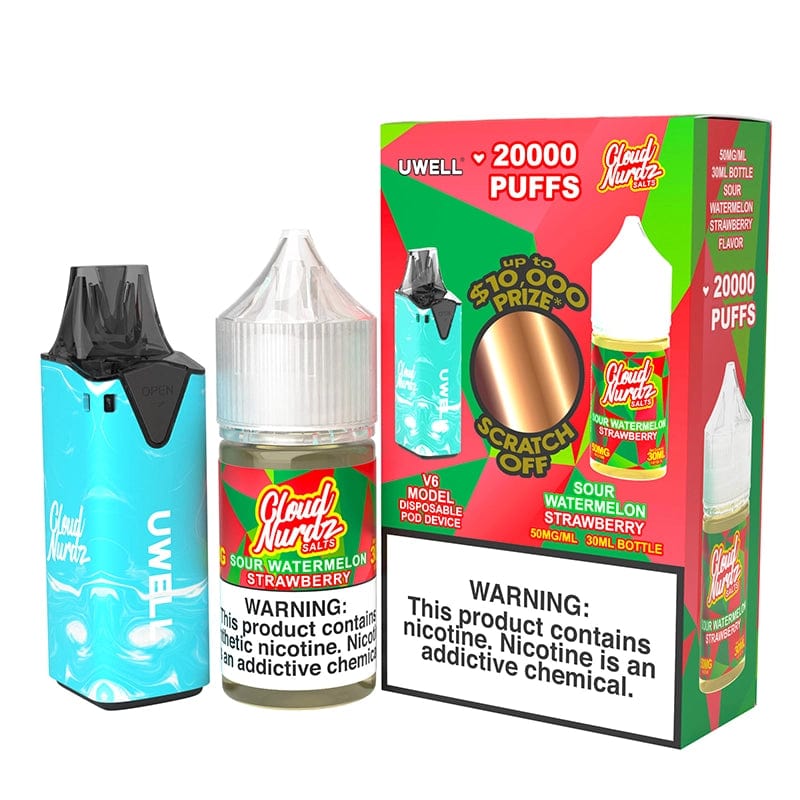 Uwell Uwell V6 x Cloud Nurdz Salt - E-liquid + Device Bundle