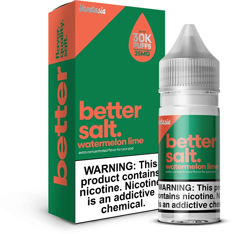 Vapetasia 25MG 🎁 Vapetasia Better Salt Watermelon Lime TFN Salt Vape Juice 30ml (100% off)