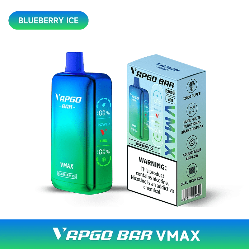 VAPGO BAR Disposable Vape VAPGO BAR Vmax Disposable Vape  (5%, 12000 Puffs)