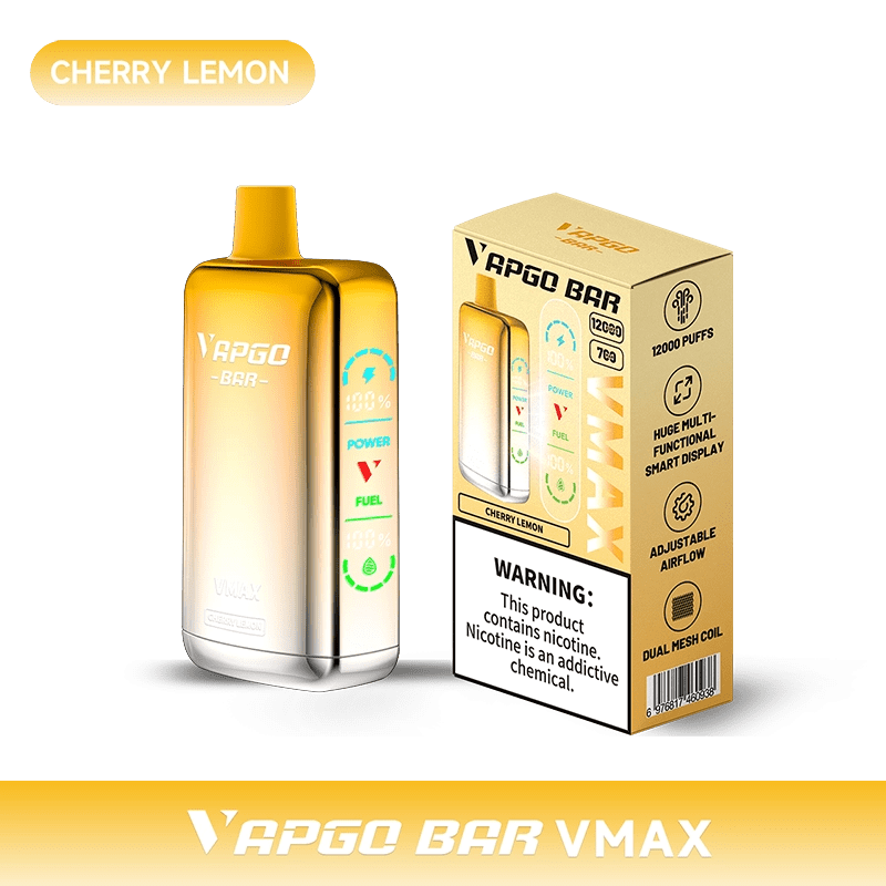 VAPGO BAR Disposable Vape VAPGO BAR Vmax Disposable Vape  (5%, 12000 Puffs)