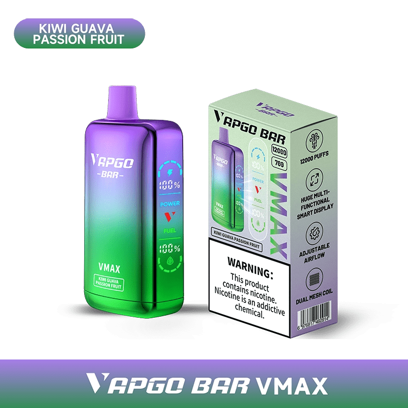 VAPGO BAR Disposable Vape VAPGO BAR Vmax Disposable Vape  (5%, 12000 Puffs)