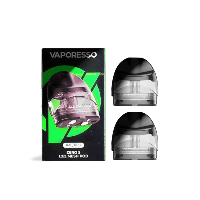 Vaporesso Pods Zero S Pods - 1.2ohm Vaporesso Zero S Replacement Pods (Pack Of 2)