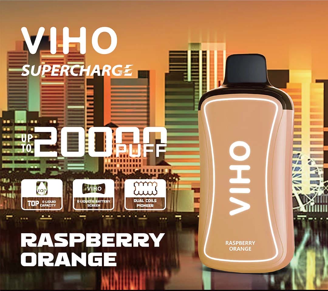 VIHO Disposable Vape Blueberry Ice VIHO Supercharge 20000 Disposable Vape (5%, 20000 Puffs)