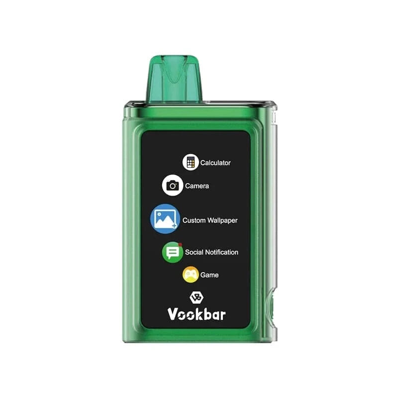 Vookbar Sour Apple 🎁 Vookbar Cyber PRO 30000 Disposable Vape (5%, 30000 Puffs) (50% off)