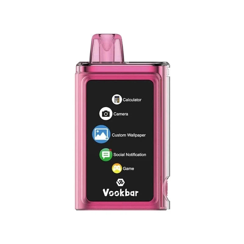 Vookbar White Strawberry Ice 🎁 Vookbar Cyber PRO 30000 Disposable Vape (5%, 30000 Puffs) (50% off)