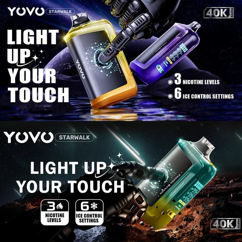 Yovo Starwalk Disposable Vape Yovo Starwalk 40K Disposable 20ml 50mg