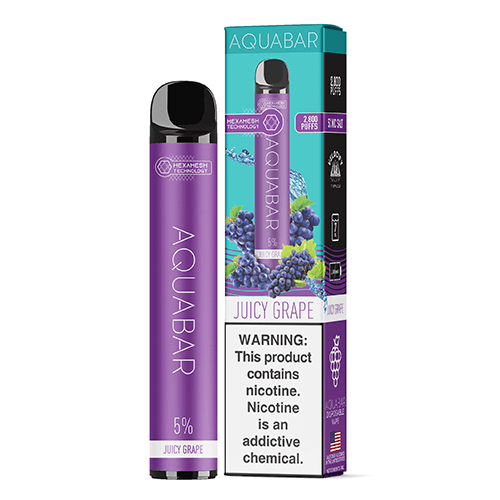 Aqua Disposable Vape Juicy Grape Aquabar 2800 Disposable Vape