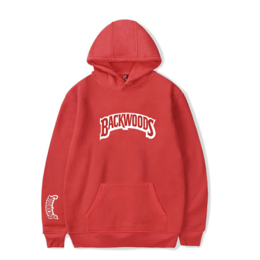 Backwoods Merch Red Backwoods Hoodie Sweatshirt