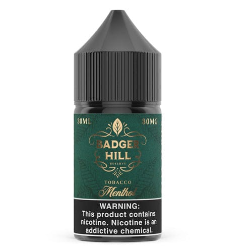 Badger Hill Reserve Juice Badger Hill Reserve Menthol 30ml Nic Salt Vape Juice