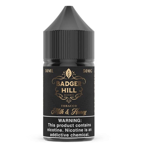 Badger Hill Reserve Juice Badger Hill Reserve Milk & Honey 30ml Nic Salt Vape Juice