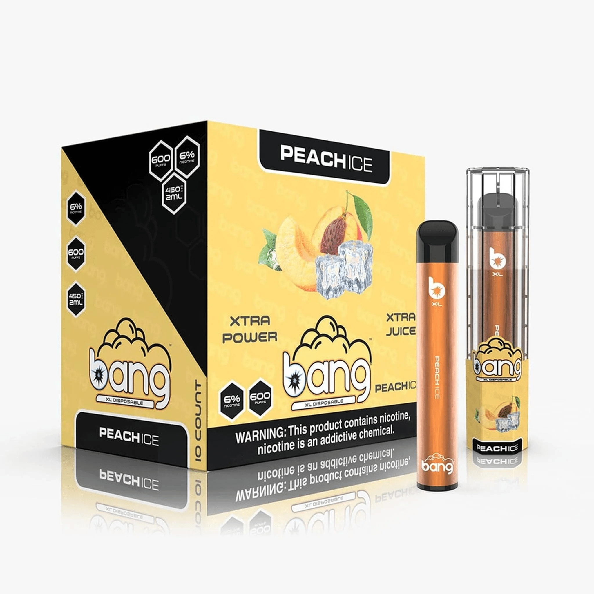 Bang Disposable Vape Peach Ice Bang XXL Disposable Vape (6%, 2000 Puffs)