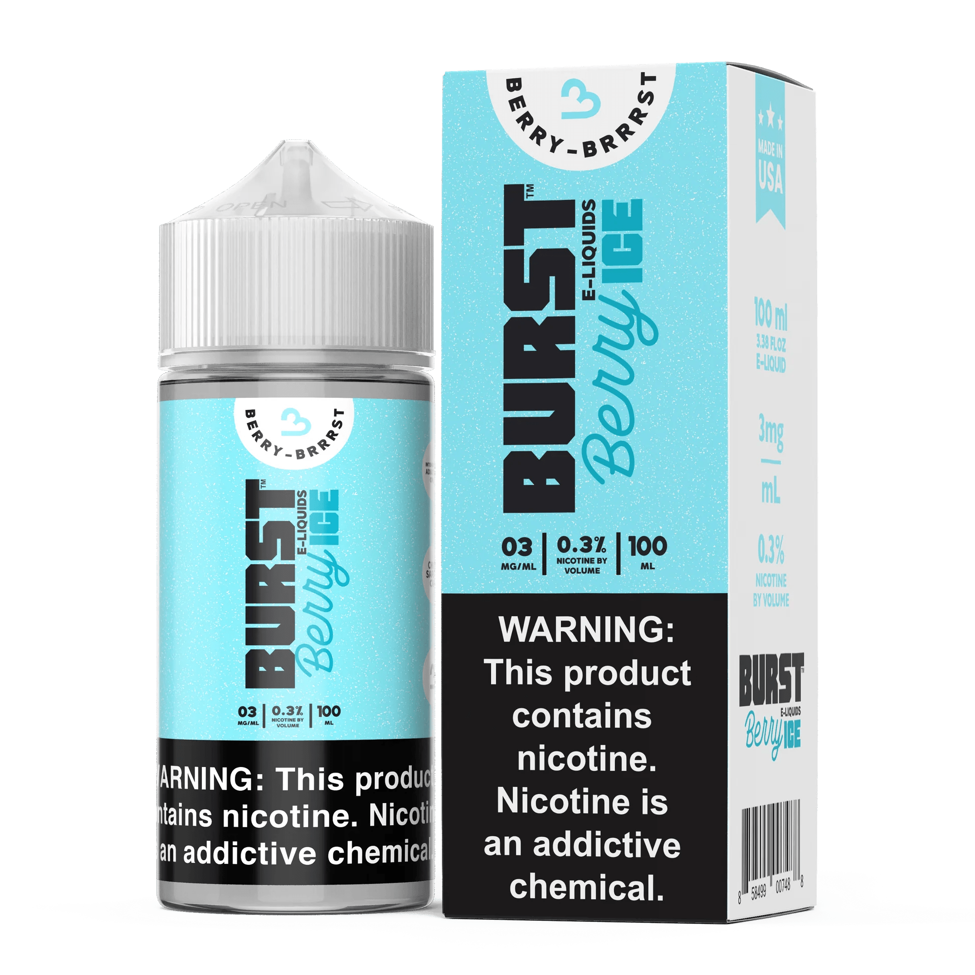 Burst Juice Burst Berry Ice 100ml Vape Juice