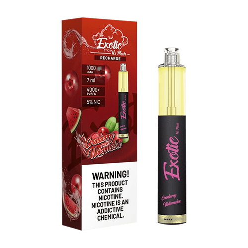 Exotic Disposable Vape Cranberry Watermelon Exotic Stick V3 Disposable Vape