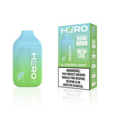 HERO Disposable Vape Blueberry Mint Hero 6500 Disposable Vape (5%, 6500 Puffs)