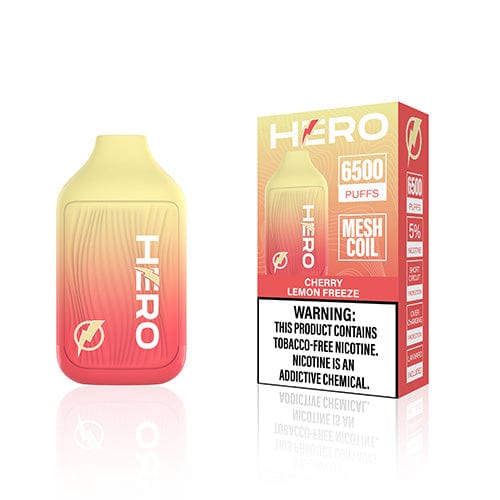 HERO Disposable Vape Cherry Lemon Freeze Hero 6500 Disposable Vape (5%, 6500 Puffs)