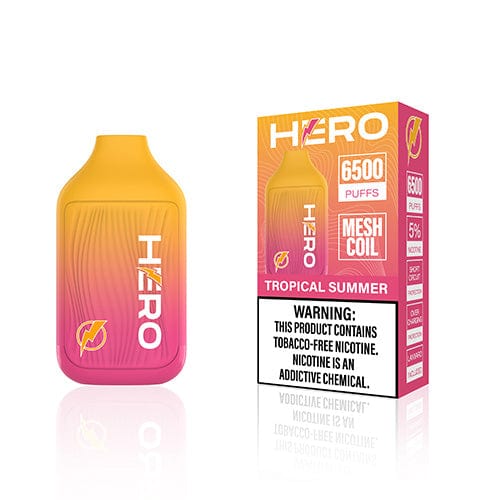 HERO Disposable Vape Tropical Summer Hero 6500 Disposable Vape (5%, 6500 Puffs)