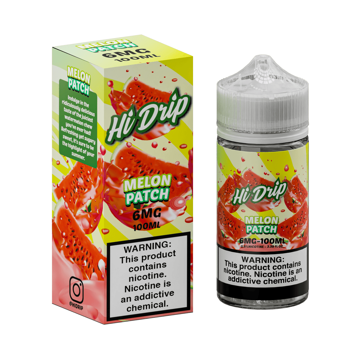 Hi-Drip Juice 6MG Hi-Drip Melon Patch 100ml Vape Juice