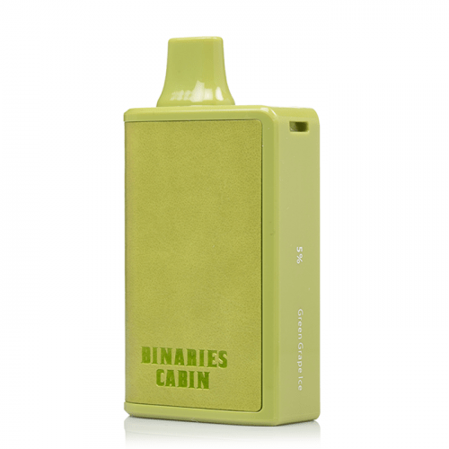 HorizonTech Binaries Cabin Disposable Vape Green Grape Apple Ice Flavor