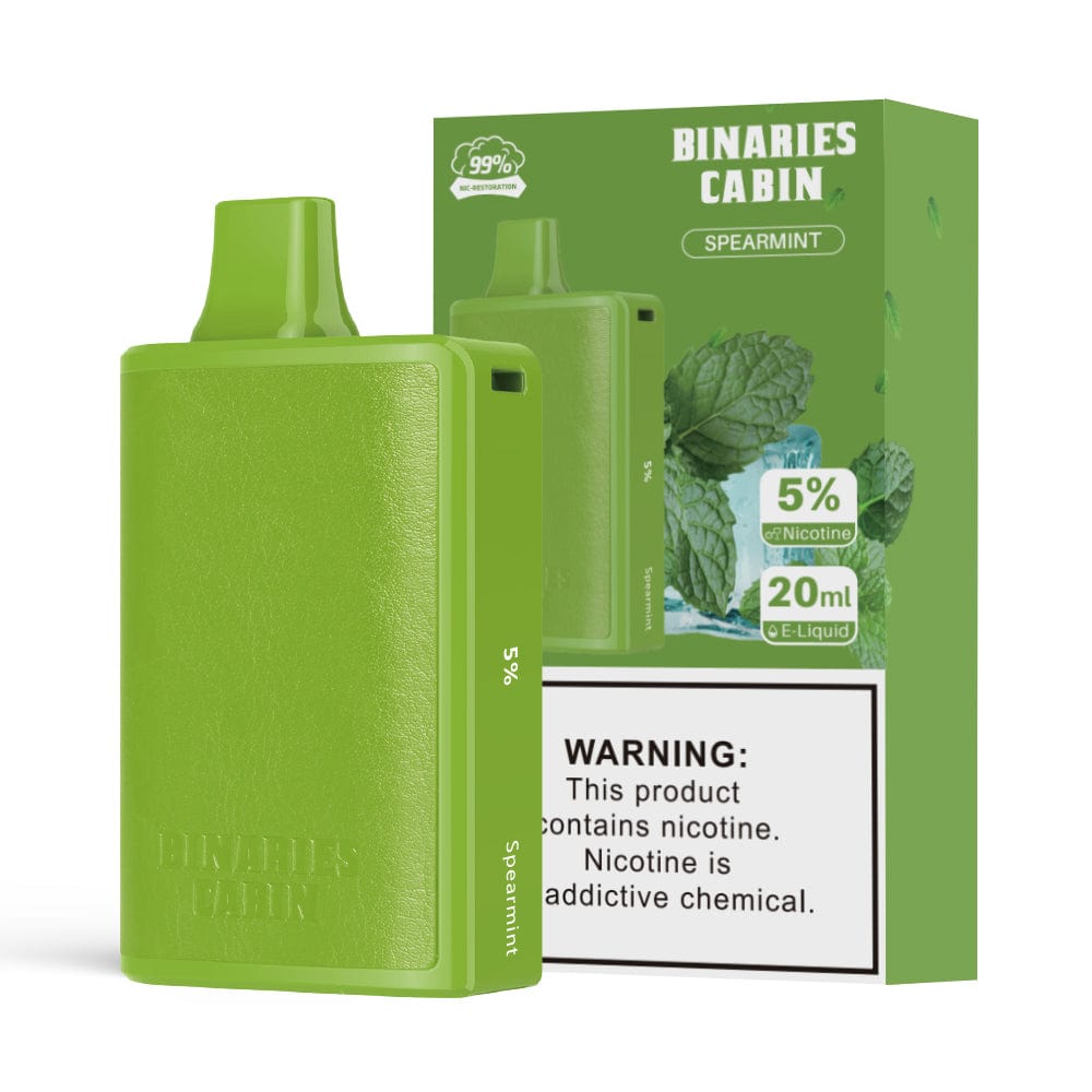 HorizonTech Binaries Cabin Disposable Vape Spearmint Flavor